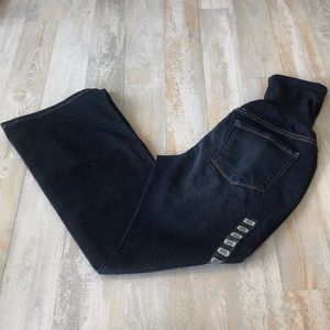 NWOT indigo blue maternity jeans size small petite